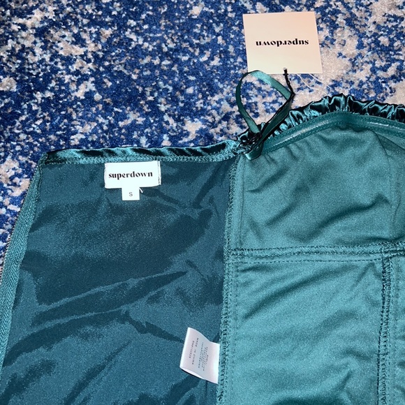 ❌SOLD❌ superdown Sevilla Corset Top in Green S - Picture 8 of 9